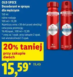Lidl OLD SPICE Dezodorant w sprayu dla mężczyzn oferta
