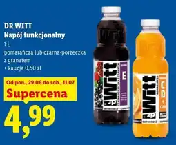 Lidl DR WITT Napój funkcjonalny oferta