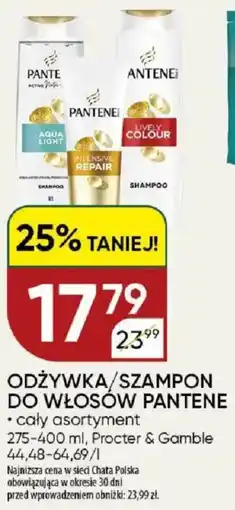 Chata Polska Odżywka/szampon do włosów pantene oferta