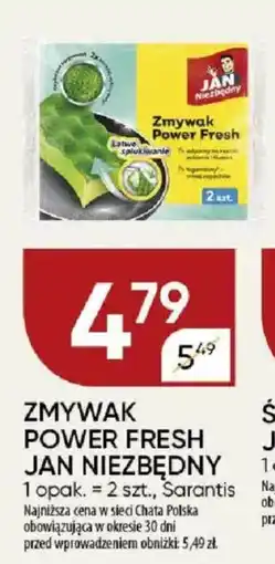 Chata Polska Zmywak power fresh jan niezbędny sarantis oferta