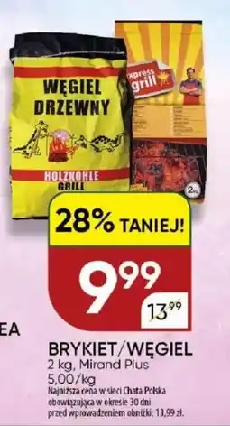 Chata Polska Brykiet/węgiel mirand plus oferta
