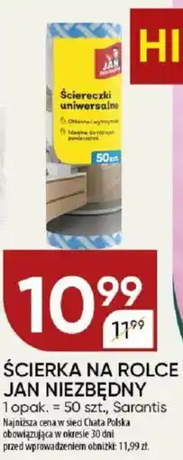 Chata Polska Ścierka na rolce jan niezbędny sarantis oferta