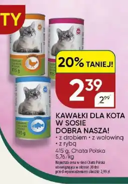 Chata Polska Kawałki dla kota w sosie dobra nasza! Chata Polska oferta