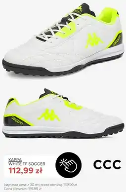 CCC Buty piłkarskie Kappa White TF Soccer oferta