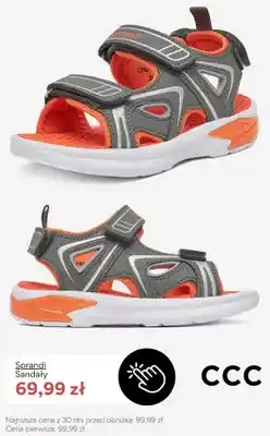 CCC Sandały dziecięce Sprandi oferta