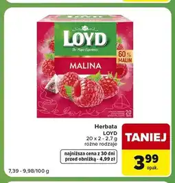 Carrefour Express Herbata owocowa Loyd Malina oferta