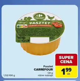 Carrefour Express Pasztet drobiowy z pomidorami Carrefour Classic oferta
