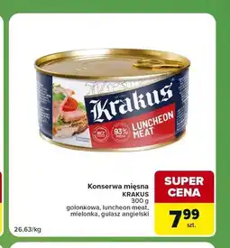 Carrefour Express Konserwa mięsna mielonka Krakus oferta
