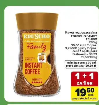 Carrefour Express Kawa rozpuszczalna Eduscho Family oferta