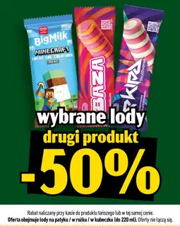 Topaz Wybrane lody na patyku / w rożku / w kubeczku (do 220 ml) oferta