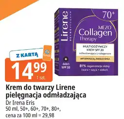 E.Leclerc Krem do twarzy Lirene pielęgnacja odmładzająca Dr Irena Eris oferta