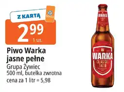 E.Leclerc Piwo Warka jasne pełne Grupa Żywiec oferta