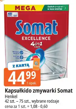 E.Leclerc Kapsułkido zmywarki Somat Henkel oferta