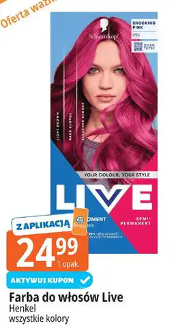 E.Leclerc Farba do włosów Live Henkel oferta