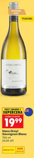 Biedronka Hans Greyl Sauvignon Blanc oferta