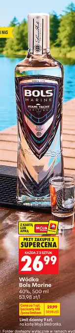 Biedronka Wódka Bols Marine oferta