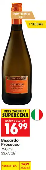 Biedronka Biscardo Prosecco oferta