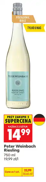 Biedronka Peter Weinbach Riesling oferta