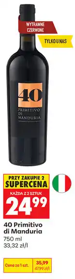 Biedronka 40 Primitivo di Manduria oferta