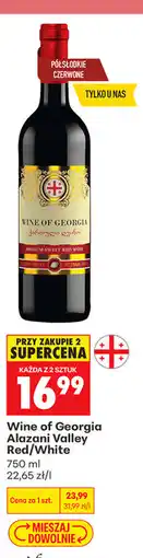 Biedronka Wine of Georgia Alazani Valley Red/White oferta