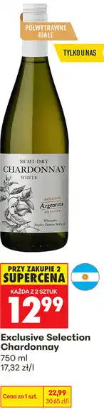 Biedronka Exclusive Selection Chardonnay oferta