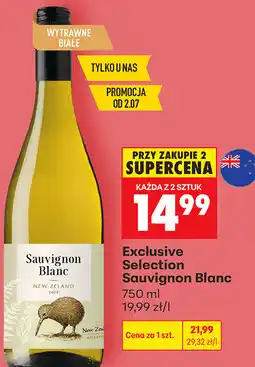 Biedronka Exclusive Selection Sauvignon Blanc oferta