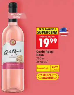 Biedronka Carlo Rossi Rose oferta