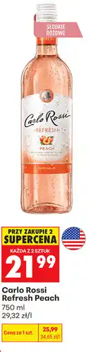 Biedronka Carlo Rossi Refresh Peach oferta