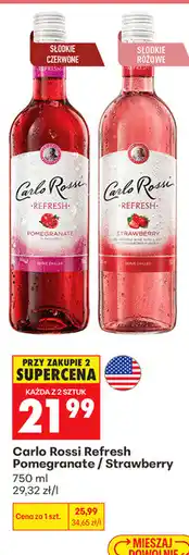 Biedronka Carlo Rossi Refresh Pomegranate / Strawberry oferta