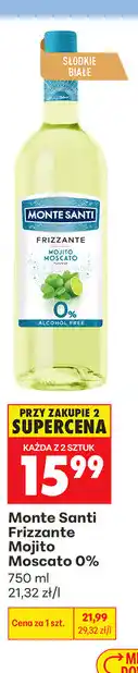 Biedronka Monte Santi Frizzante Mojito Moscato 0% oferta