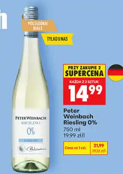 Biedronka Peter Weinbach Riesling 0% oferta