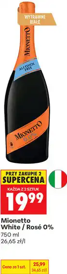 Biedronka Mionetto White / Rosé 0% oferta