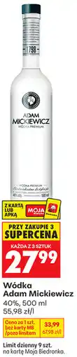Biedronka Wódka Adam Mickiewicz oferta
