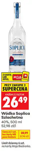 Biedronka Wódka Soplica Szlachetna oferta
