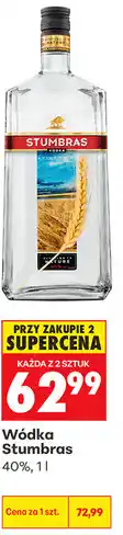 Biedronka Wódka Stumbras oferta