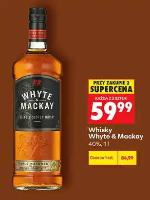 Biedronka Whisky Whyte & Mackay oferta