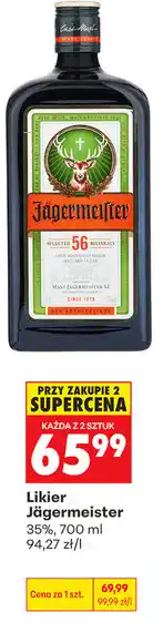 Biedronka Likier Jägermeister oferta