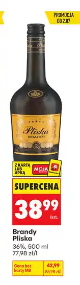 Biedronka Brandy Pliska oferta