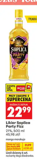 Biedronka Likier Soplica Party Fizz oferta