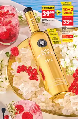 Biedronka Wódka Adam Mickiewicz Gold oferta