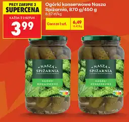 Biedronka Ogórki konserwowe Nasza Spiżarnia oferta