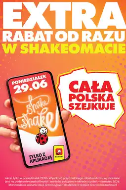 Biedronka Extra rabat od razu w Shakeomacie - Cała Polska Szejkuje oferta