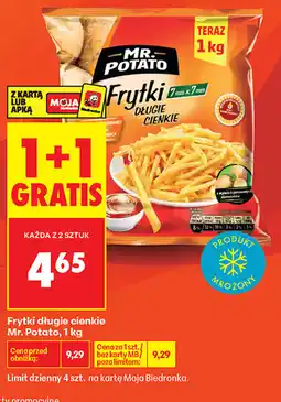 Biedronka Frytki długie cienkie Mr. Potato oferta