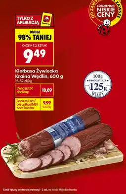 Biedronka Kiełbasa Żywiecka Kraina Wędlin oferta