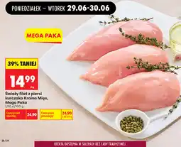 Biedronka Świeży filet z piersi kurczaka Kraina Mięs, Mega Paka oferta