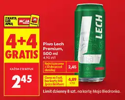 Biedronka Piwo Lech Premium oferta