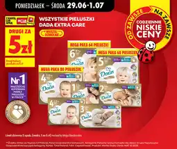 Biedronka Wszystkie pieluszki Dada Extra Care oferta