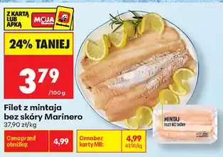 Biedronka Filet z mintaja bez skóry Marinero oferta
