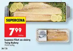 Biedronka Łupacz filet ze skórą Targ Rybny oferta