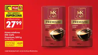 Biedronka Kawa mielona MK Café Premium oferta